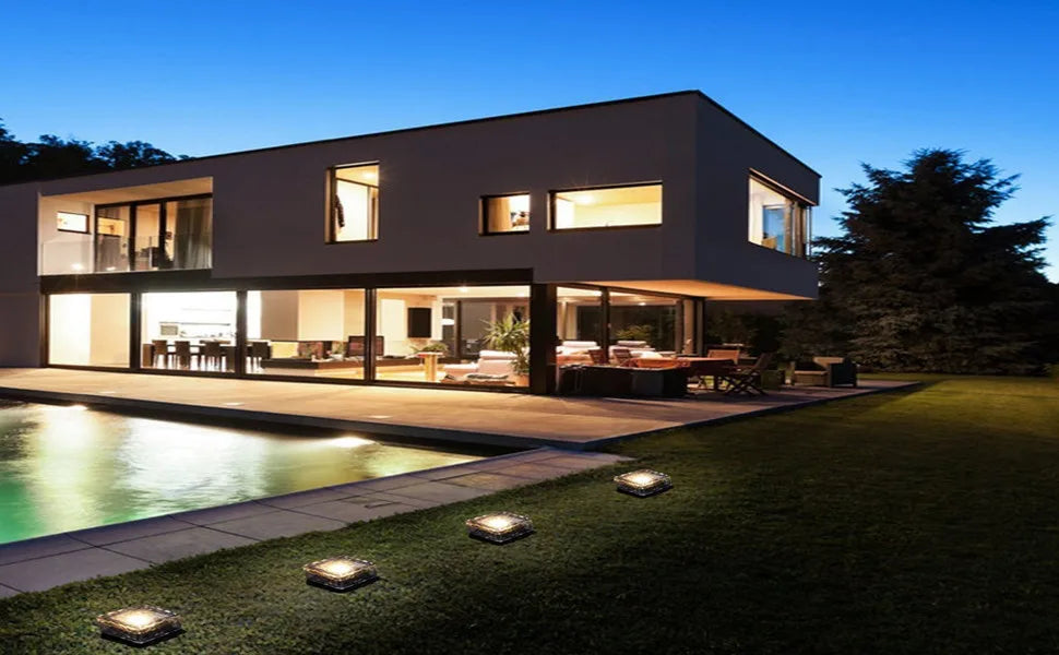 Solar Powered Brick Lights