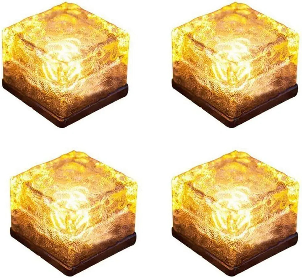 Solar Powered Brick Lights