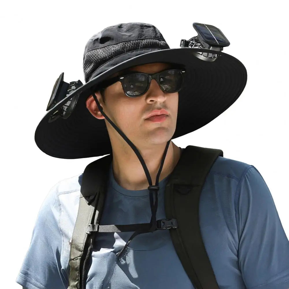 Solar Fan Hat - UPF50 Wide Brim