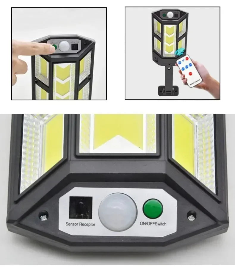 Solar Motion Sensor Street Light