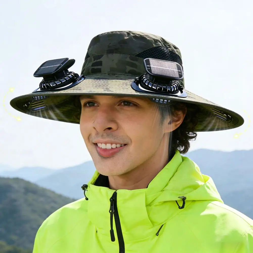 Solar Fan Hat - UPF50 Wide Brim