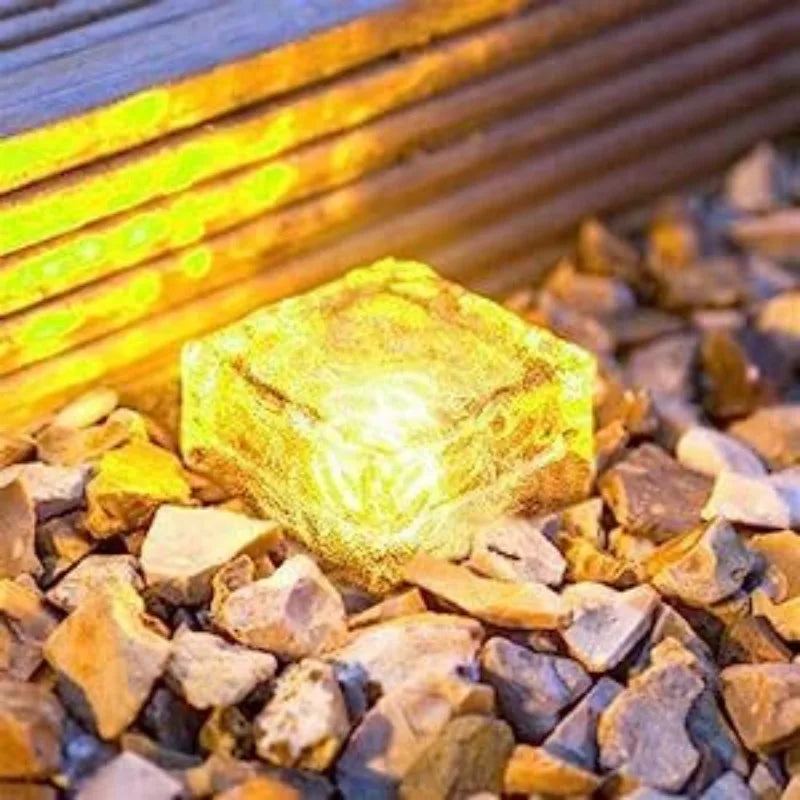 Solar Powered Brick Lights