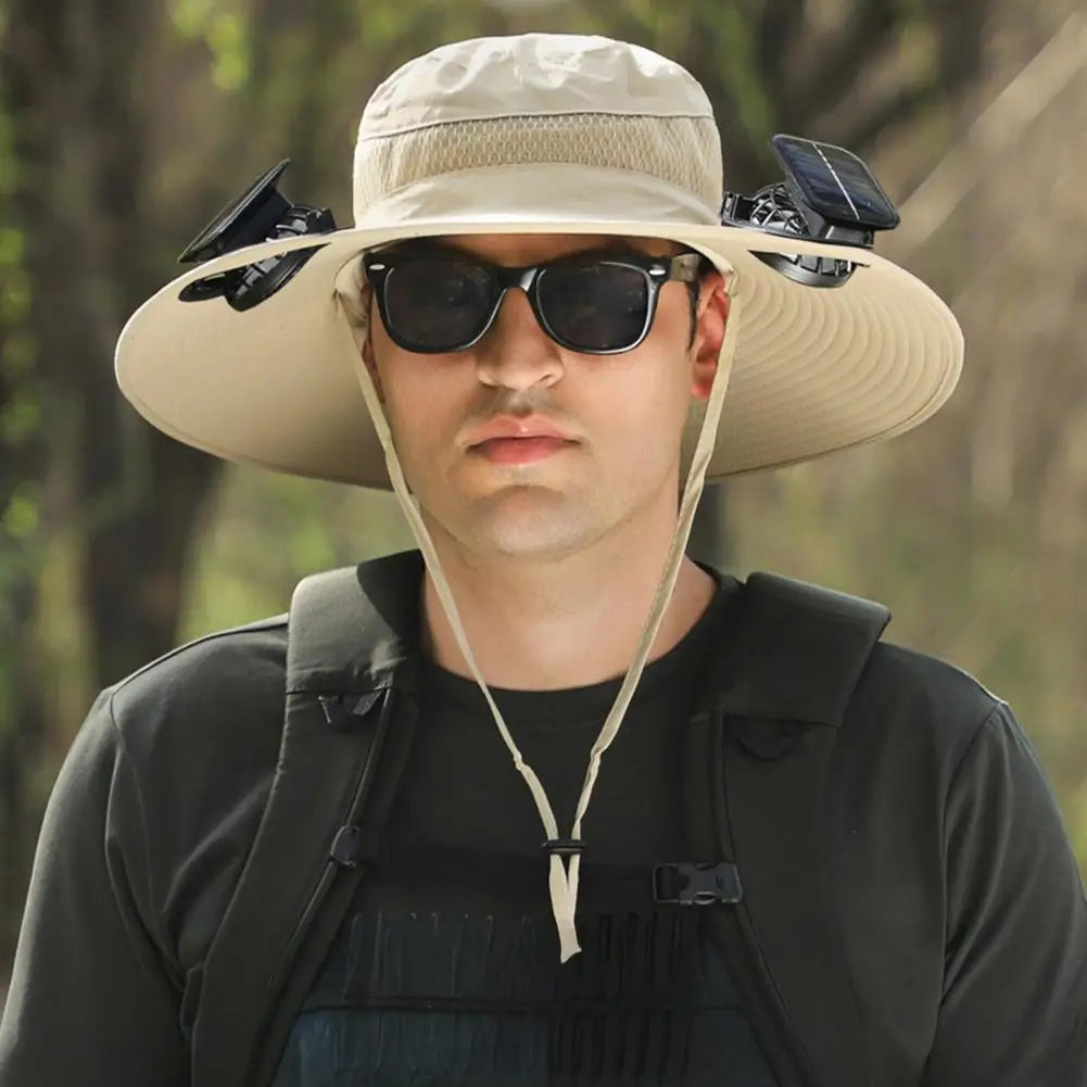 Solar Fan Hat - UPF50 Wide Brim