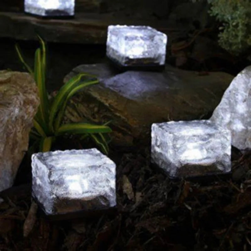 Solar Powered Brick Lights