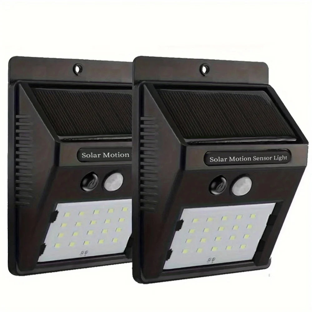 1/2/4pcs Sensor Solar Outdoor Wall Lights