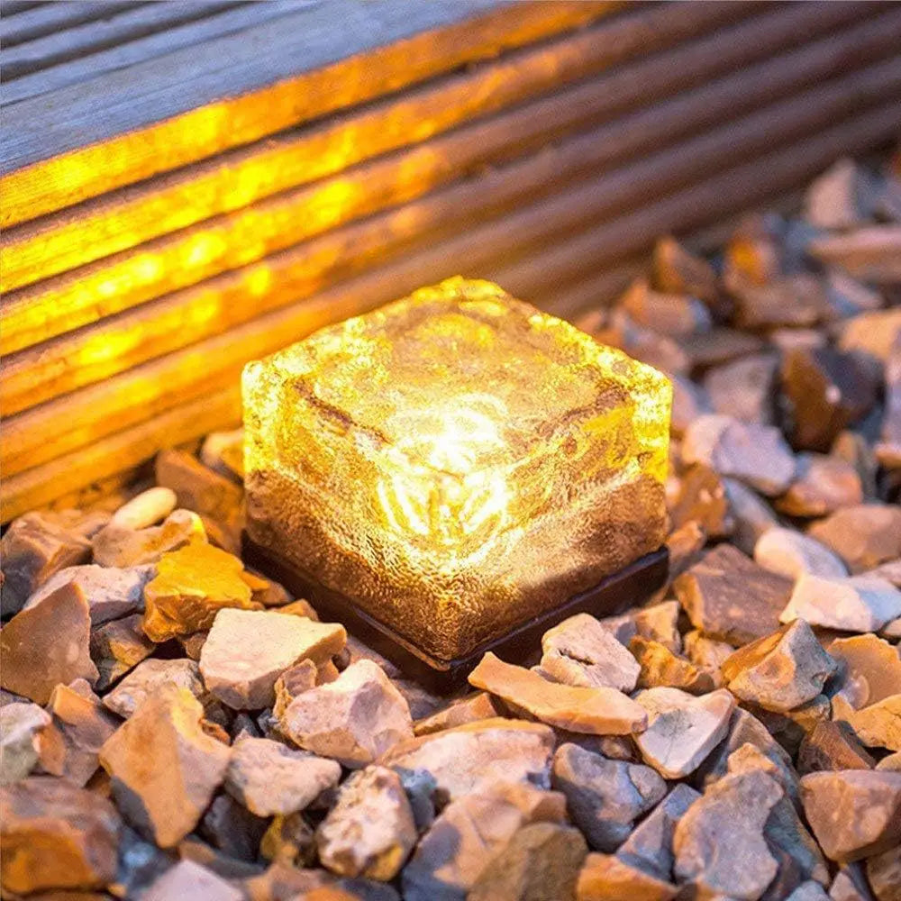 Solar Powered Brick Lights