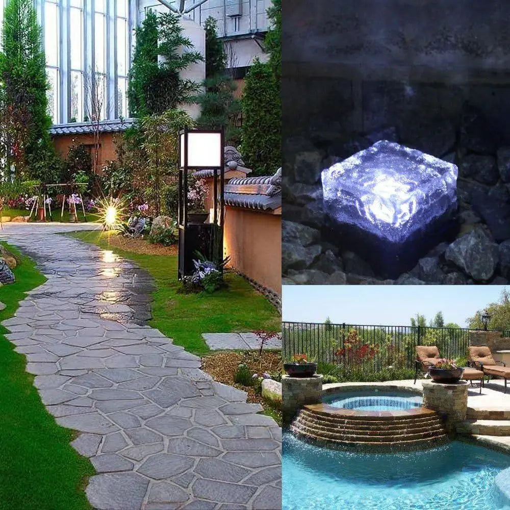 Solar Powered Brick Lights