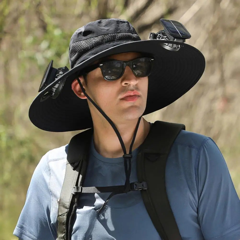 Solar Fan Hat - UPF50 Wide Brim