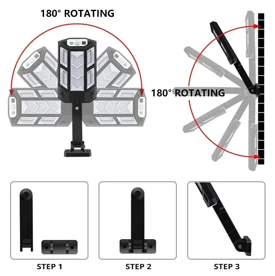 Solar Motion Sensor Street Light